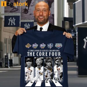 Yankees 5 Times World Series Champions The Core Four Shirt