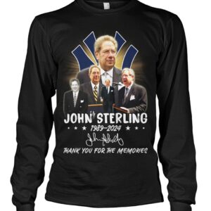 Yankees John Sterling 1989 2024 Thank You For The Memories Shirt