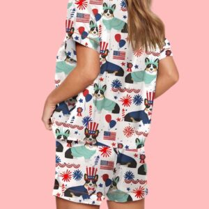 4th Of July Corgi Pajama Set