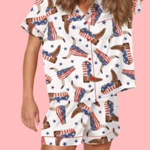 4th Of July Cowboy Pajama Set