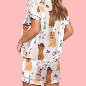 American Golden Retriever Pajama Set