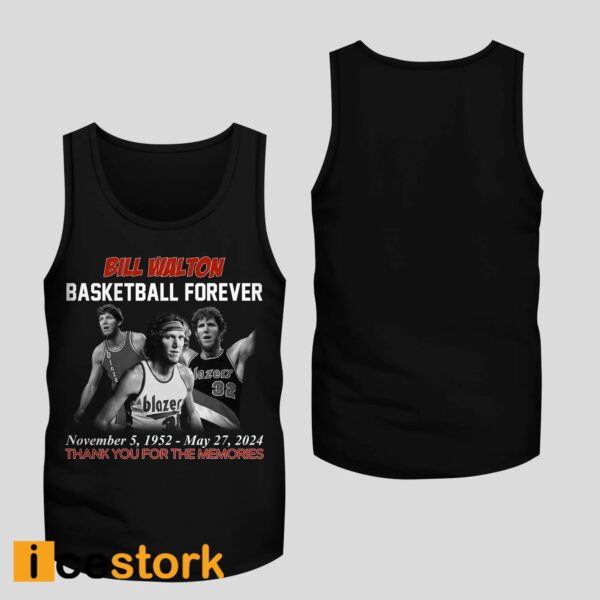 Bill Walton Basketball Forever Thank You For The Memories Shirt