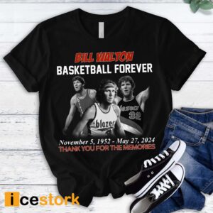 Bill Walton Basketball Forever Thank You For The Memories Shirt 4