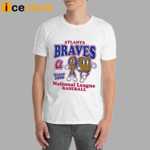 Braves Mitchell And Ness Cooperstown Collection Food Concessions Shirt