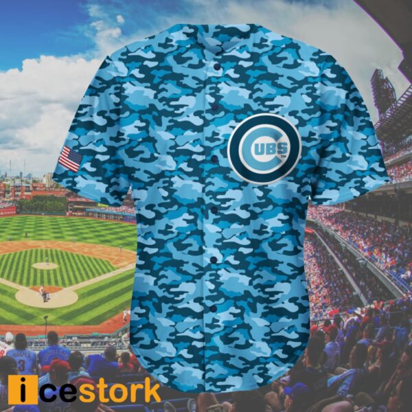 Cubs Armed Forces Replica Jersey 2024 Giveaway