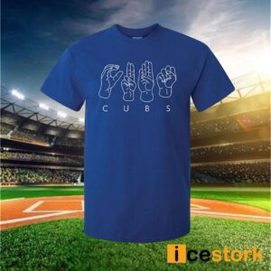 Cubs Deaf Inclusive Night Shirt 2024 Giveaway