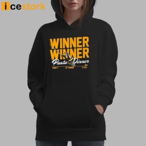 David Pastrnak Winner Winner Pasta Dinner Shirt