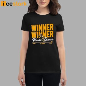 David Pastrnak Winner Winner Pasta Dinner Shirt