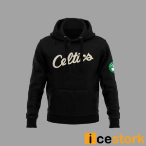 Ed Sheeran Wearing Celtics Hoodie