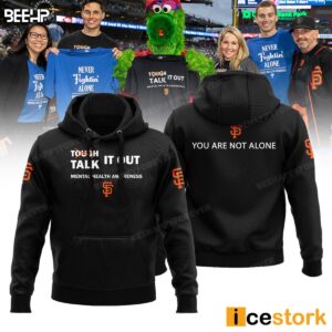 Giants Talk It Out Mental Health Awareness Shirt