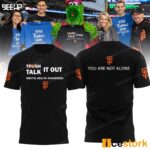 Giants Talk It Out Mental Health Awareness Shirt