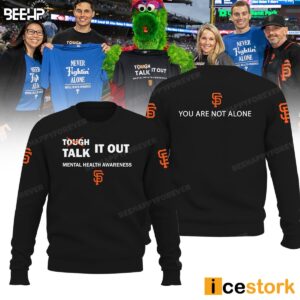 Giants Talk It Out Mental Health Awareness Shirt