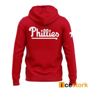 Happy Father's Day Phillies Red Hoodie