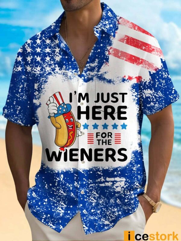 Independence Day I’m Just Here For The Wieners Hawaiian Shirt