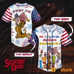 Independence Day's Red White And Blue And Always Scooby Doo Jersey