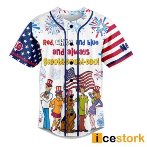 Independence Day's Red White And Blue And Always Scooby Doo Jersey