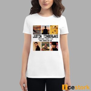 Justin Timberlake Everything I Thought It Was Forget Tomorrow 2024 Tour Shirt