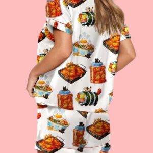 Korean Food Cats Pajama SetKorean Food Cats Pajama Set