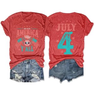 Land of the Free 4th of July T shirt