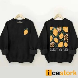 Lemon Hippie Flowers Motivational Sweatshirt 3