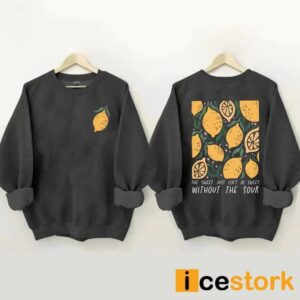 Lemon Hippie Flowers Motivational Sweatshirt 5