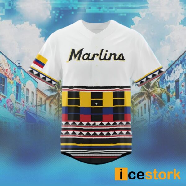 Marlins Colombian Heritage Jersey 2024 Giveaway
