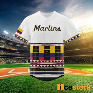 Marlins Colombian Heritage Jersey 2024 Giveaway