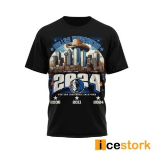 Mavericks 2024 Western Coference Champions Shirt