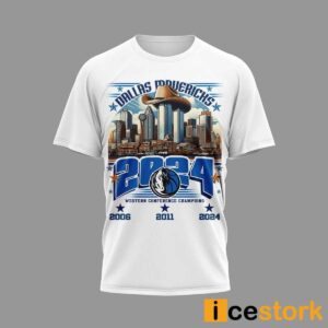 Mavericks 2024 Western Coference Champions Shirt