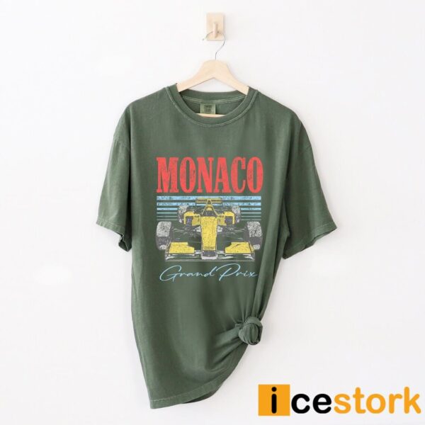 Monaco Grand Prix Racing Graphic T-Shirt