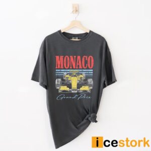 Monaco Grand Prix Racing Graphic T Shirt
