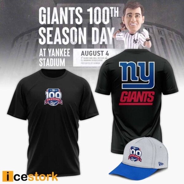 NY Giants 100th Season Hoodie