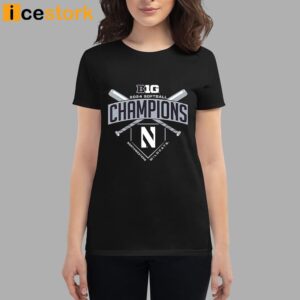 Northwestern Wildcats 2024 Big Ten Softball Regular Season Champions Shirt