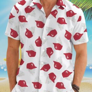 Phillies Ice Cream Helmet Hawaiian Shirt