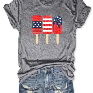 Popsicle 4th Of July T Shirt