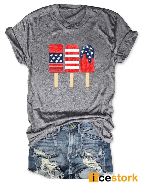 Popsicle 4th Of July T-Shirt