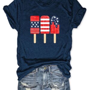 Popsicle 4th Of July T Shirt