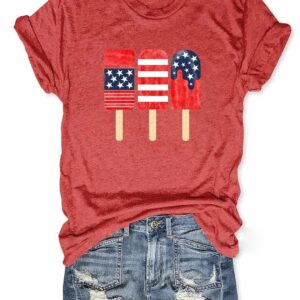 Popsicle 4th Of July T Shirt