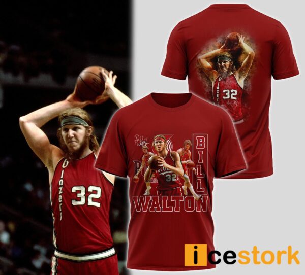 Portland Trail Blazers Bill Walton Shirt