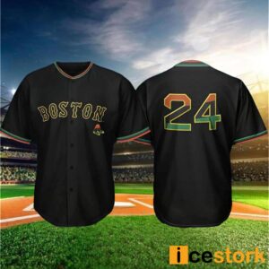 Red Sox Black And African American Celebration Jersey 2024 Giveaway
