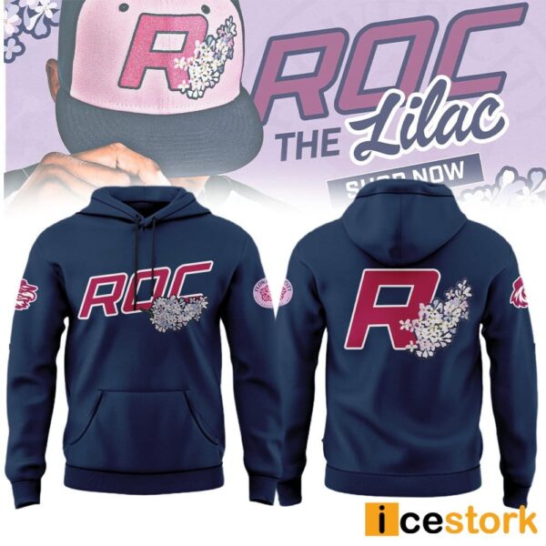 Red Wings Roc the Lilac Hoodie