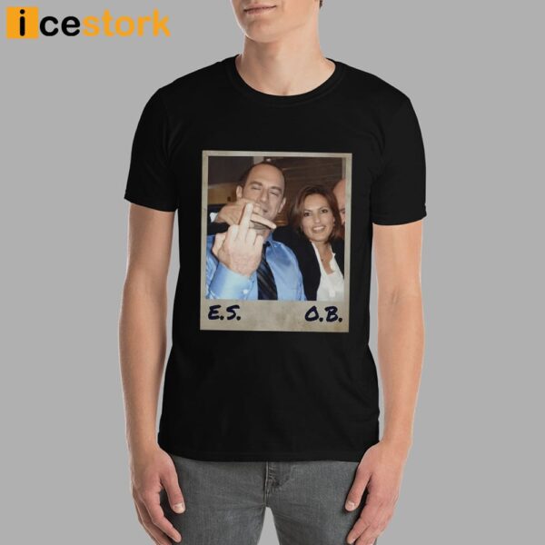 Retro Elliot Stabler And Olivia Benson Shirt