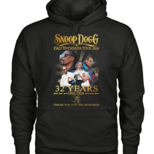 Snoop Dogg Cali To Canada Tour 2024 Thank You For The Memories Shirt