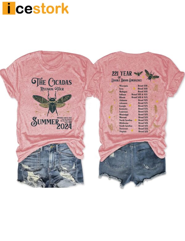 The Cicadas Reunion Tour Summer 2024 Shirt