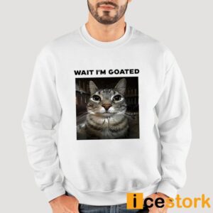 Unkyndled Wait I'm Goated Cat Shirt