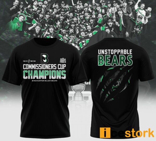 Unstoppable Bears Black Bears Champions Shirt