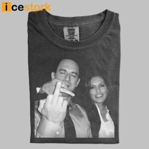 Vintage Elliot Stabler And Olivia Benson Sweatshirt