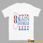 Vote Brain Worm 2024 Shirt