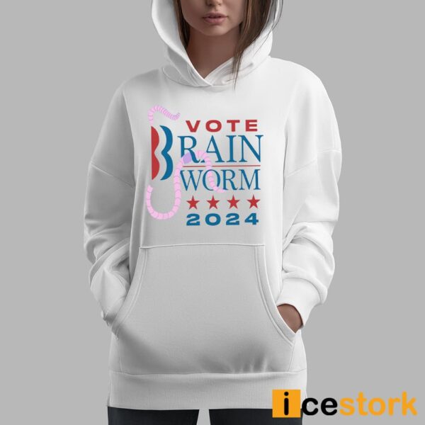 Vote Brain Worm 2024 Shirt