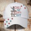 Independence Day Chill The Fourth Out Printed Hat